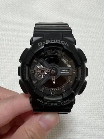 CASIO G-SHOCK 블랙 GA-110 (배터리 미포함)