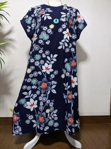 유카타 리메이크 A 라인 원피스