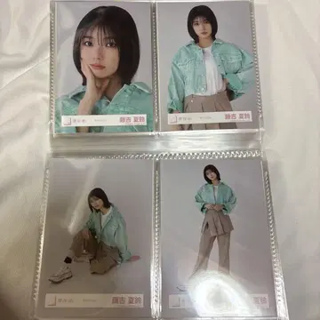 사쿠라자카46 후지요시 카린 브로마이드 컬러 데님