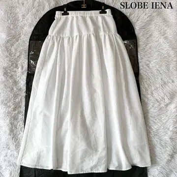 SLOBE IENA 타프타 볼륨 스커트 롱 24SS 정가 1.2만