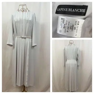 LAPINE BLANCHE 플리츠 벨트 원피스 사이즈 40
