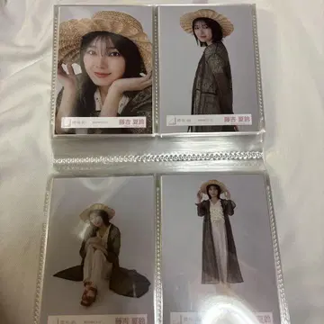 사쿠라자카46 후지요시 카린 브로마이드 밀짚모자 코디