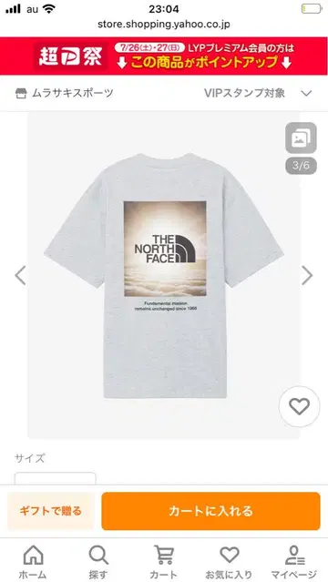 노스페이스 Natural Phenomenon Tee