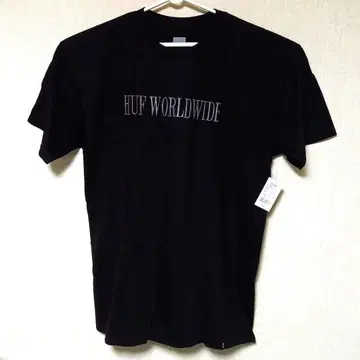 HUF SERIF OVERDYE S/S TEE 사이즈 L BLACK