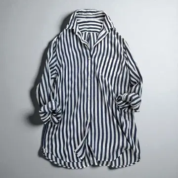새상품급 두지엠 클라세 실크 레이온 와이어 워시 셔츠 비침