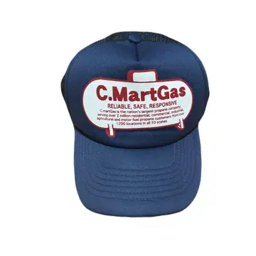 80년대 초레어 기업 C.MartGas 메쉬 캡 USA 제작