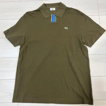 LACOSTE 피케 셔츠 사이즈 5 올리브