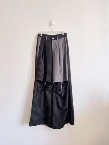 세이토 블록킹 와이드 스트레이트 팬츠
