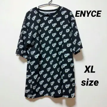 ENYCE 셔츠 올 패턴 HIPHOP XL 블랙