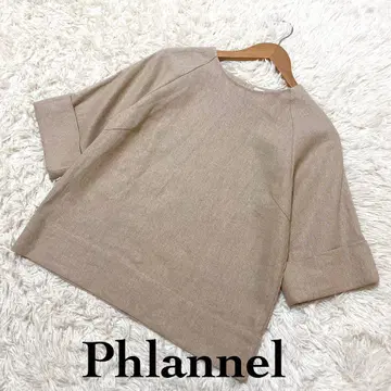 새상품 Phlannel 플란넬 린넨 100% 풀오버 일본제