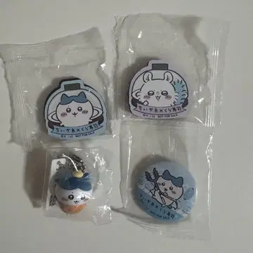 치이카와 (먼작귀) 하치와레 모몽가 쿠라스시 콜라보 키링 마그넷 캔 배치