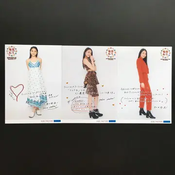 3000 안주루무 와다 아야카 브로마이드 3장 세트