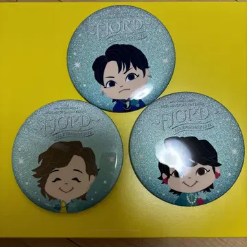 미세스 피요르드 캔뱃지 3개 세트