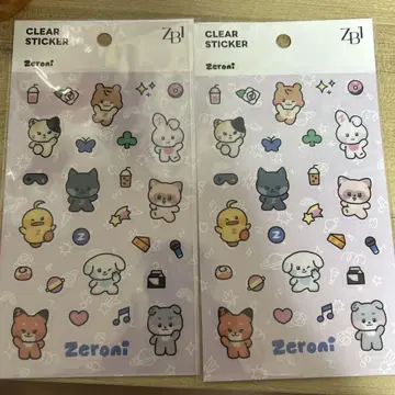 제로니 LINE STORE POPUP 스티커 zb1 2매 세트