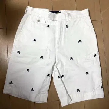 랄프 로렌 Ralph Lauren 럭비 하프 팬츠 White