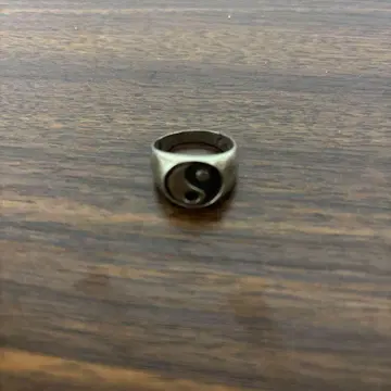 음양 마크 반지 실버