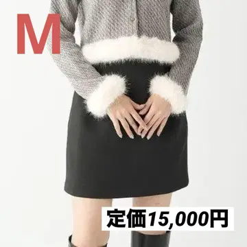 CELFORD 셀포드 바리에이션 미니 스커트 블랙 M