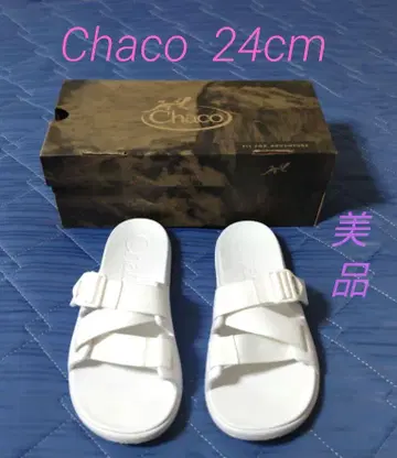 Chaco 화이트 스포츠 샌들 24cm 새상품급