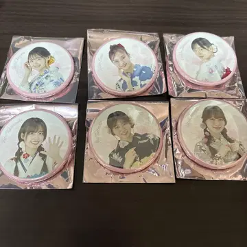 사쿠라자카 유카타 캔뱃지 묶음 판매