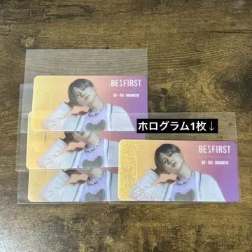 BE:FIRST MANATO 마나토 클리어 책갈피 4매 세트