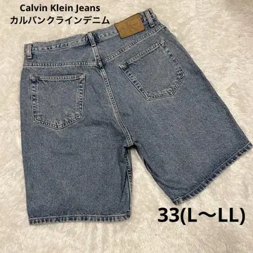 새상품급 캘빈클라인 데님 숏팬츠 Y2K L~LL
