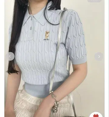 Lily bear 폴로 니트 풀오버