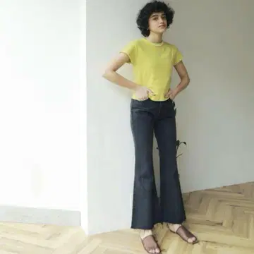 [미사용] SeaRoomLynn 베이직 플레어 데님 SRN06 24인치