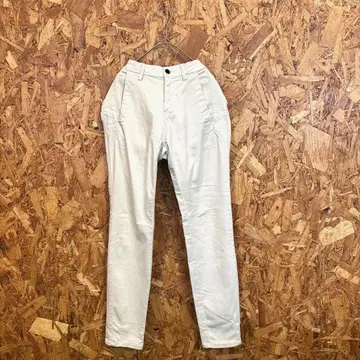 ZARA MAN BASIC 자라 치노 팬츠 무지 스트레치 화이트 S