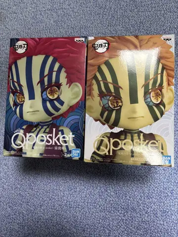 귀멸의 칼날 Qposket 아카자 전 2종 세트