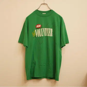 90s IGA VOLUNTEER 티셔츠 싱글 스티치