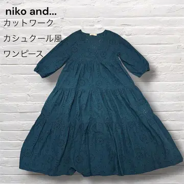 niko and - / 카슈쿨풍 원피스 / L 사이즈 / 코튼 100%