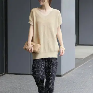 린넨 코튼 뉘앙스 프렌치 풀오버