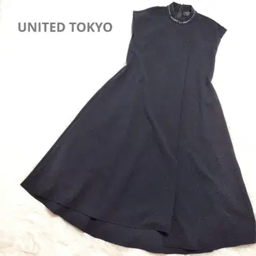 완판템 UNITED TOKYO 유나이티드 도쿄 로고 리브 원피스