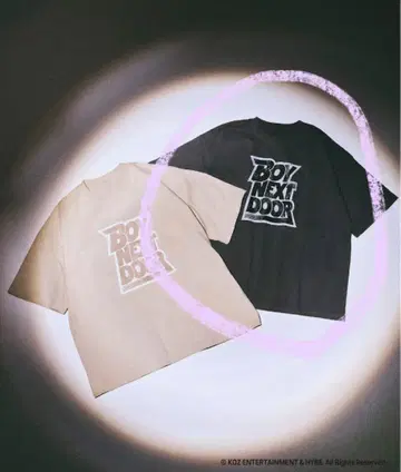 BOYNEXTDOOR WEGO 티셔츠 먹색 M