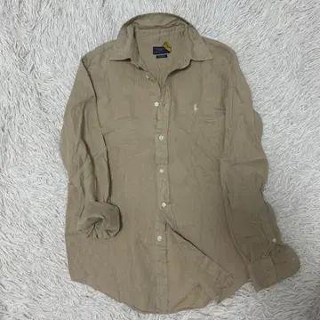 현행 23년제 폴로 랄프로렌 릴랙스 핏 린넨 셔츠 XS