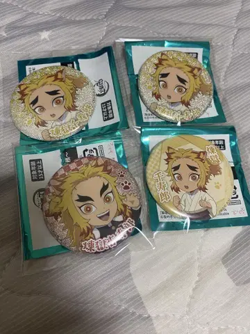 귀멸의 칼날 난자 타운 렌고쿠 쿄쥬로 센지로 캔뱃지 레어
