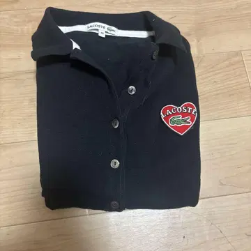라코스테 블랙 폴로 드레스 40
