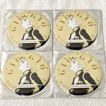 죠르노 75mm 홀로그램 캔뱃지 4개 죠죠 월드 Ver.Sktch