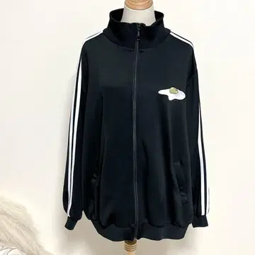 PUNYUS 후드 트랙 자켓 저리 눈알 사이즈 3 블랙