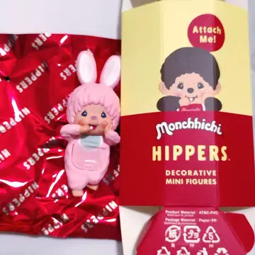 HIPPERS Monchhichi 히퍼스 몽치치 치무탄 핑크
