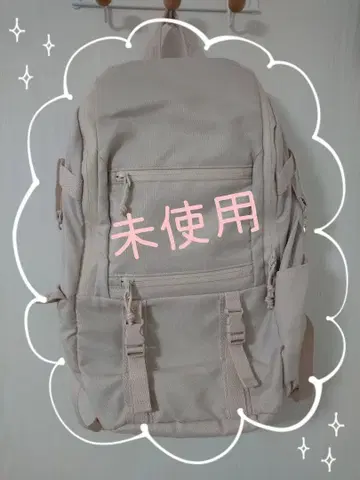 미사용 워크맨 베이지 마더 백팩 백팩 마더백