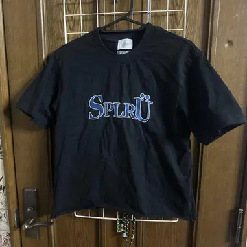 SPLR BLESSU 콜라보 로고 T셔츠 블랙