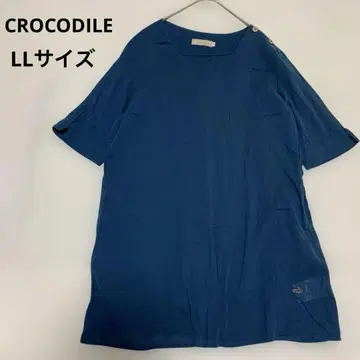 [새상품급] CROCODILE 크로커다일 면100 튜닉 그린 LL