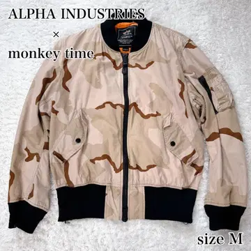 레어 콜라보 ALPHA INDUSTRIES monkey time MA-1