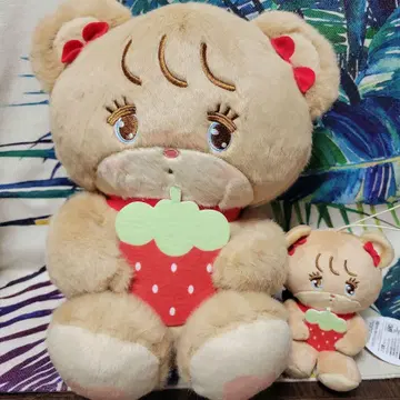 mikko 딸기 BIG 봉제 인형 마스코트