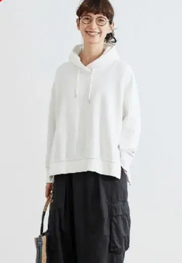써니클라우드 화이트 후드티 3L