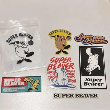SUPER BEAVER 스티커 묶음 판매