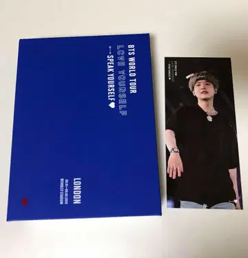 BTS SPEAK YOURSELF LONDON DVD 북마크 SUGA
