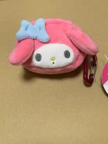 마이멜로디 카라비너 부착 파우치 코인 케이스 소품함