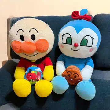 호빵맨 코킨짱 봉제 인형 세트